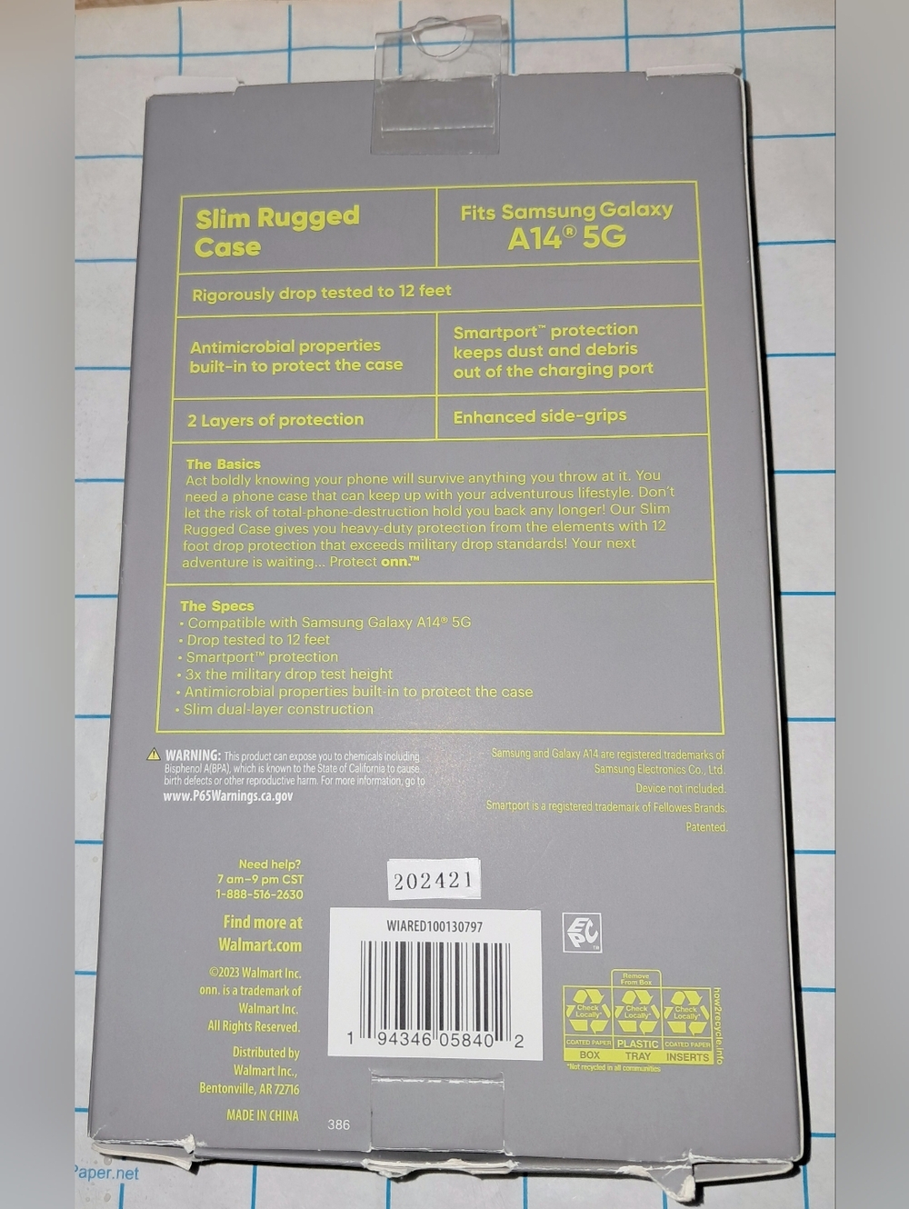 PROTECT ONN. SLIM RUGGED CASE - Picture 9 of 13
